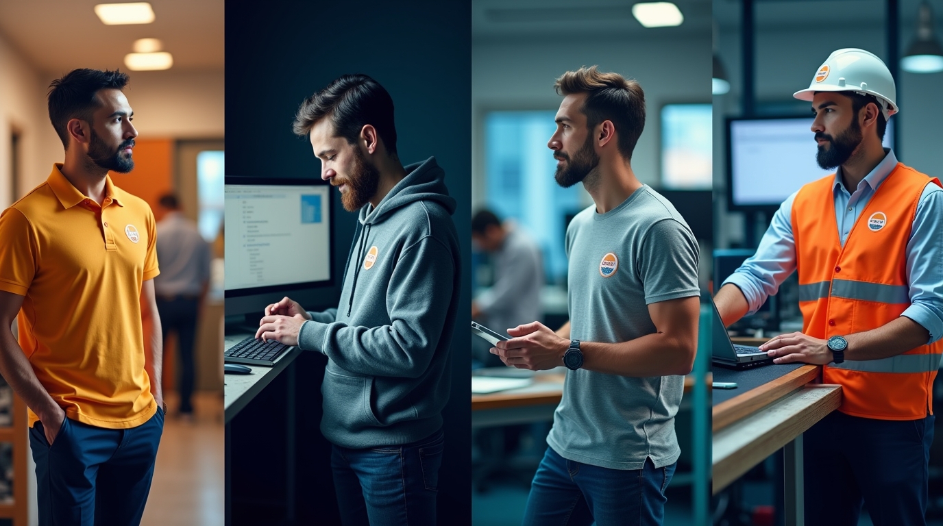 Корпоративная одежда для разных отделов: различия и особенности