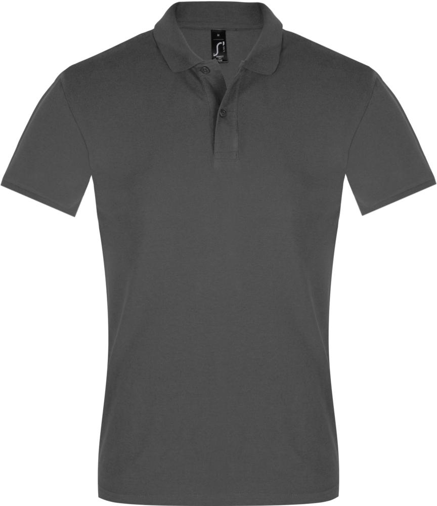 Рубашка поло мужская Perfect Men 180 темно-серая, размер M (Изображение 1)