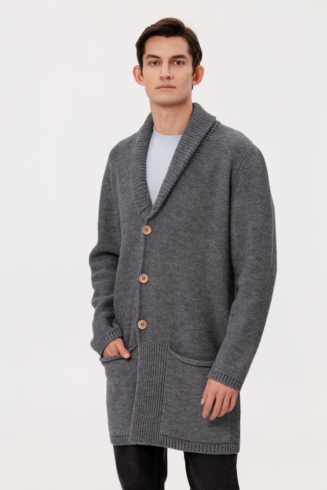 Кардиган мужской с пуговицами Free Flow (Изображение 2)