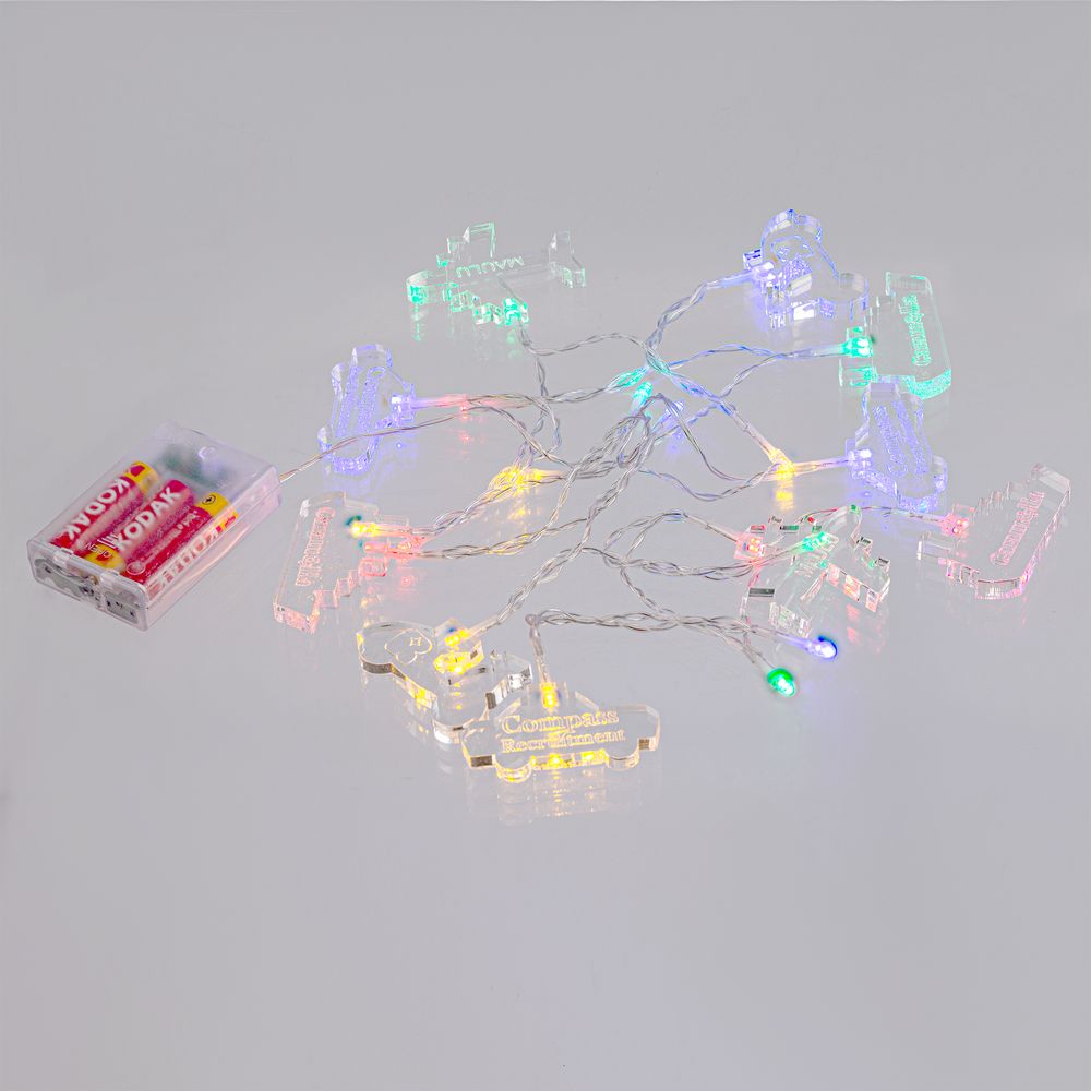 Гирлянда с индивидуальными фигурками AcryLED на заказ (Изображение 3)