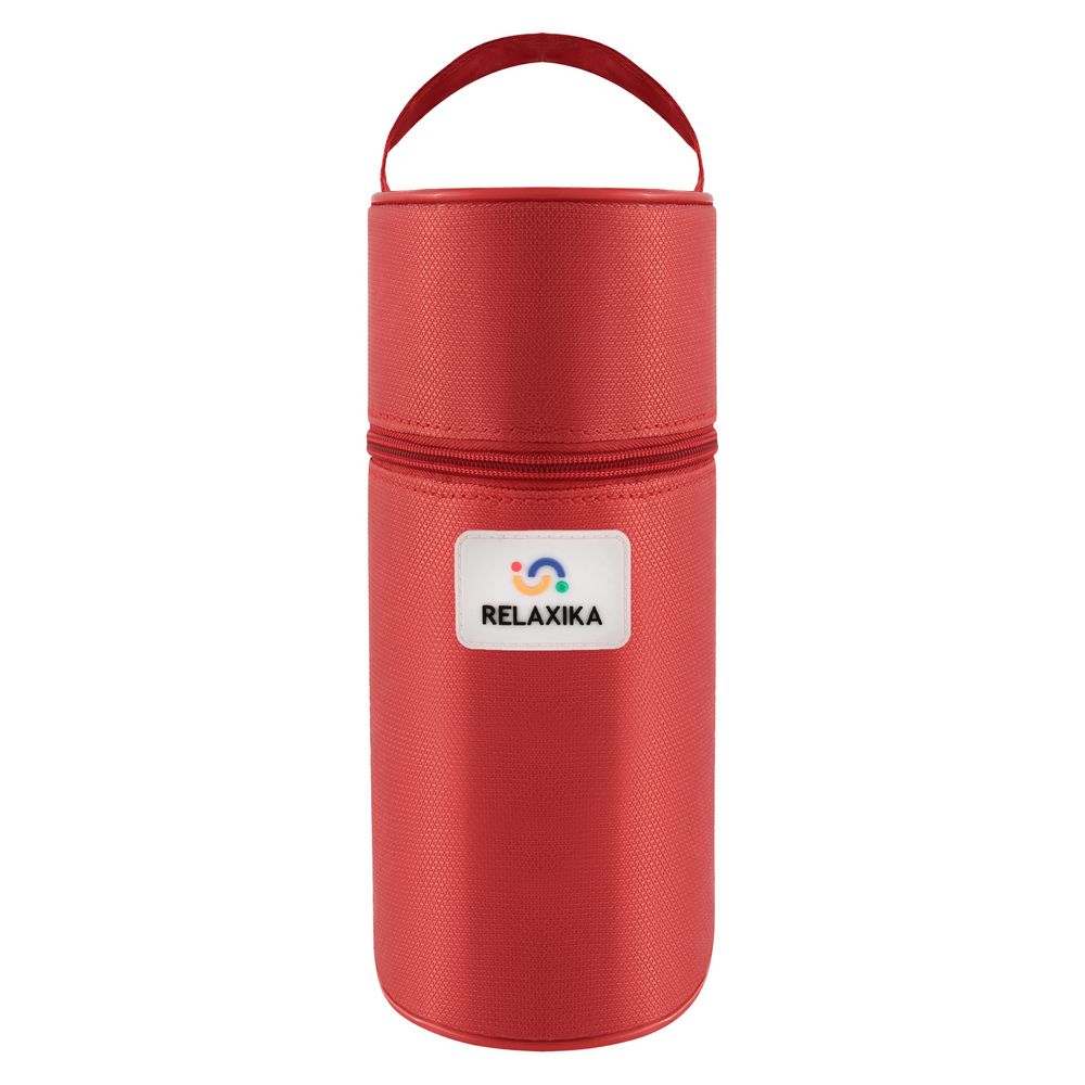 Термос Relaxika Duo 500 в чехле, стальной (Изображение 3)