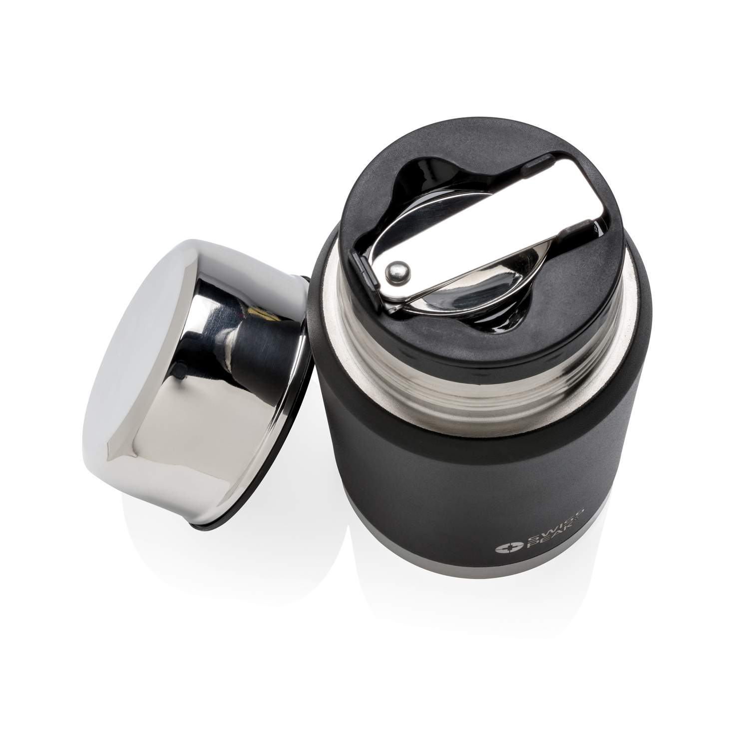 Вакуумный контейнер для еды Elite с внутренним медным покрытием, черный (Изображение 7)