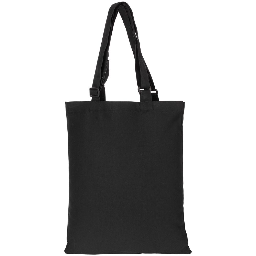 Сумка для покупок с регулируемыми ручками Leta, черная (Изображение 3)