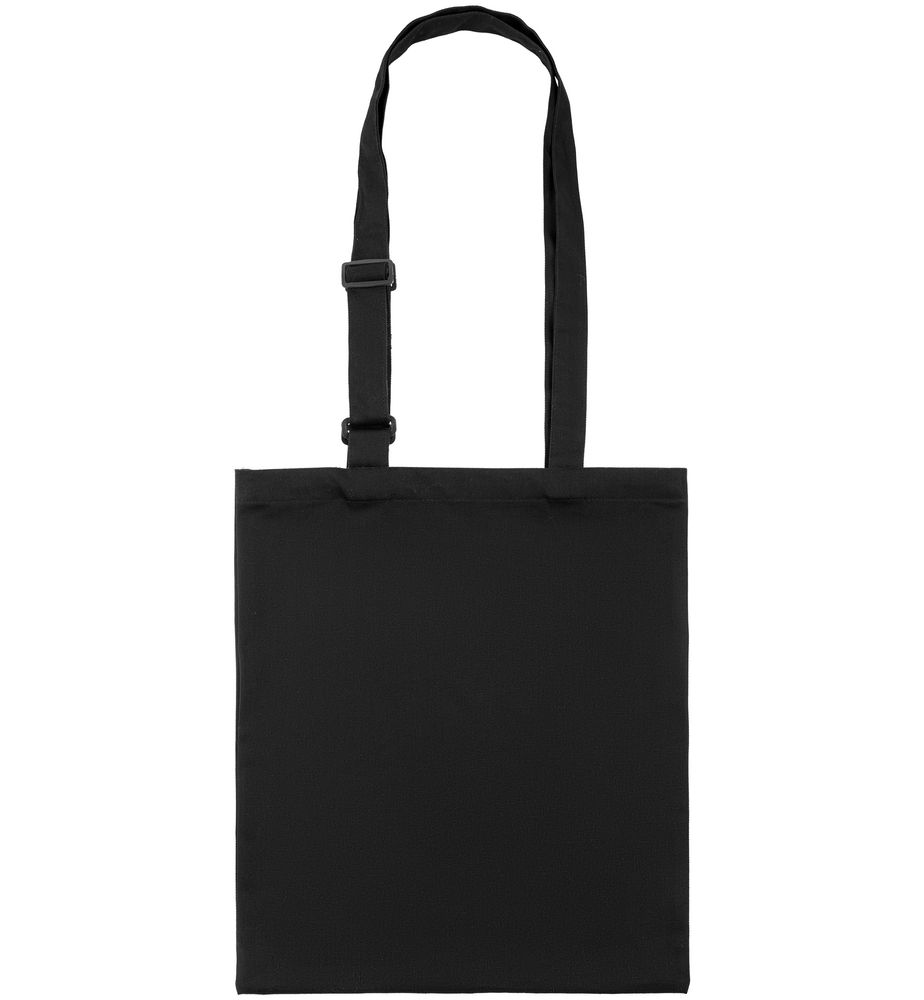 Сумка для покупок с регулируемыми ручками Leta, черная (Изображение 4)