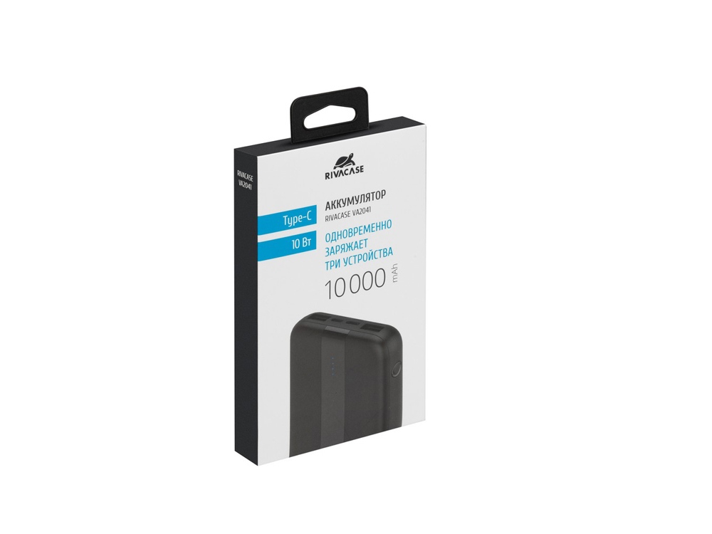 RIVACASE VA2041 (10000 мАч) внешний аккумулятор, черный 12/48 (Изображение 11)