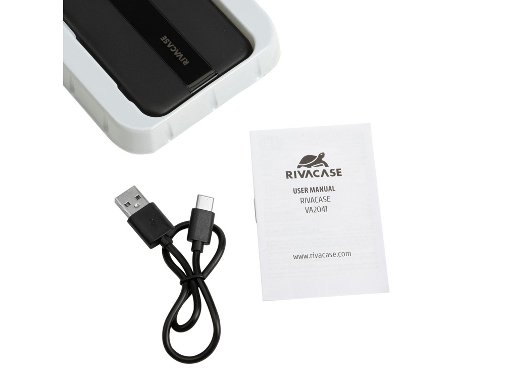 RIVACASE VA2041 (10000 мАч) внешний аккумулятор, черный 12/48 (Изображение 14)