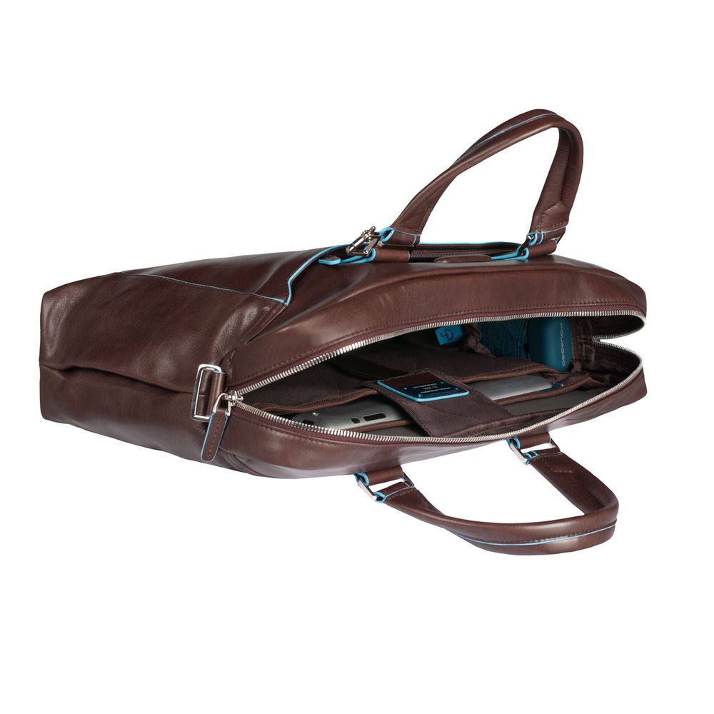 Сумка для ноутбука Piquadro Blue Square, красно-коричневая (Изображение 2)