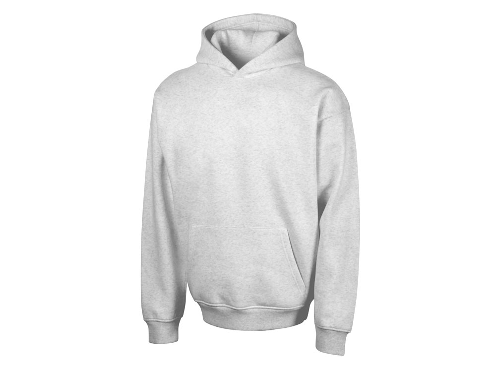 Толстовка с капюшоном оверсайз Berlin унисекс (белый) XL-2XL (Изображение 1)