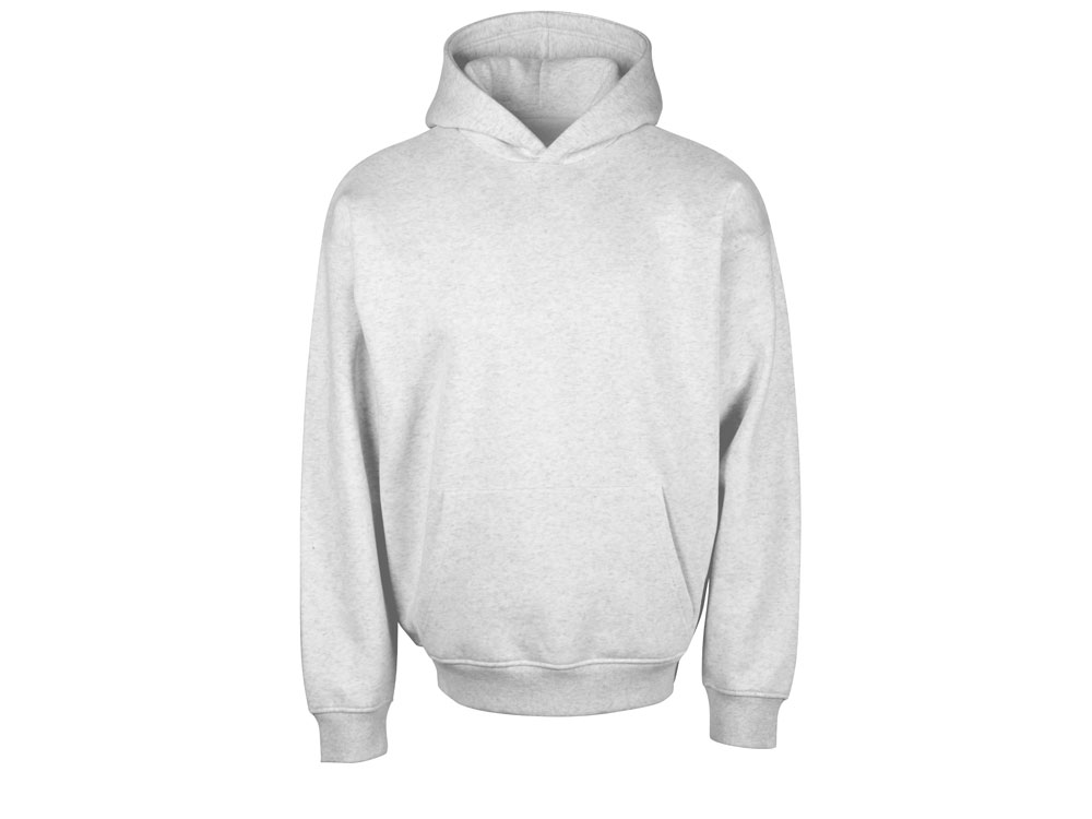 Толстовка с капюшоном оверсайз Berlin унисекс (белый) XL-2XL (Изображение 3)