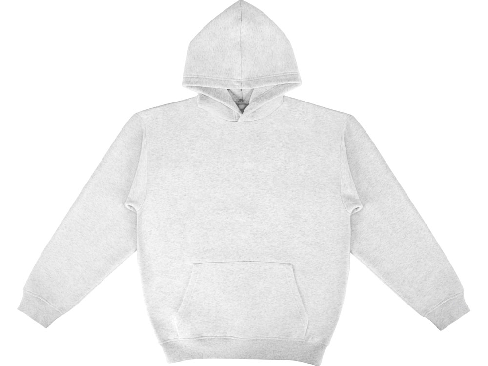 Толстовка с капюшоном оверсайз Berlin унисекс (белый) XL-2XL (Изображение 10)