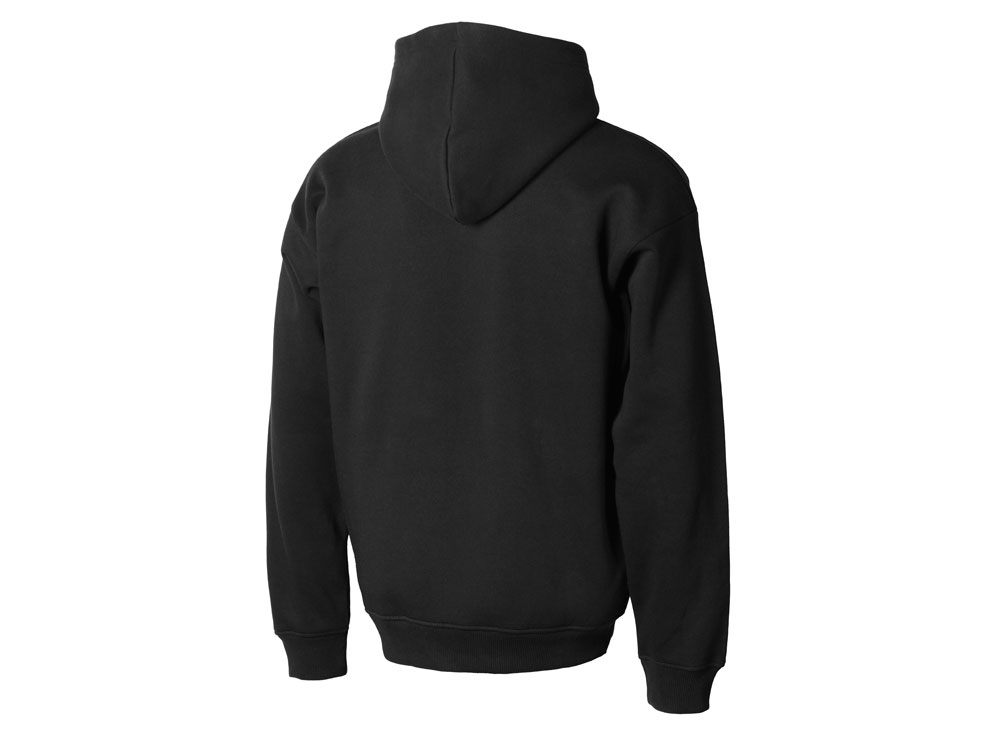 Толстовка с капюшоном оверсайз Berlin унисекс (черный) XL-2XL (Изображение 2)