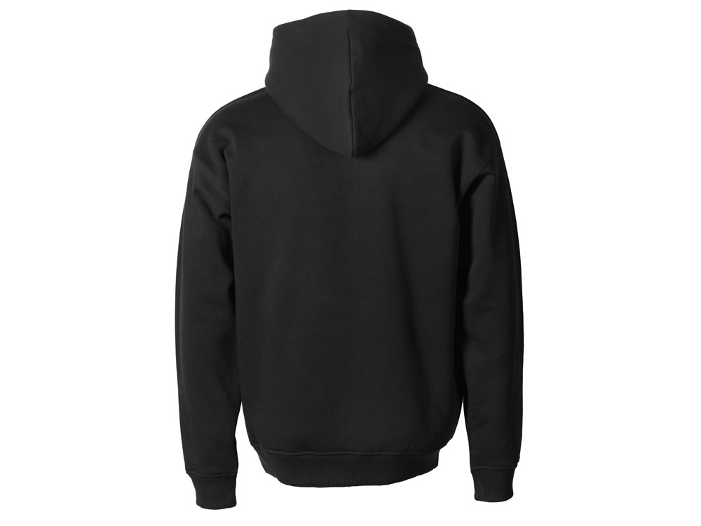 Толстовка с капюшоном оверсайз Berlin унисекс (черный) XL-2XL (Изображение 4)