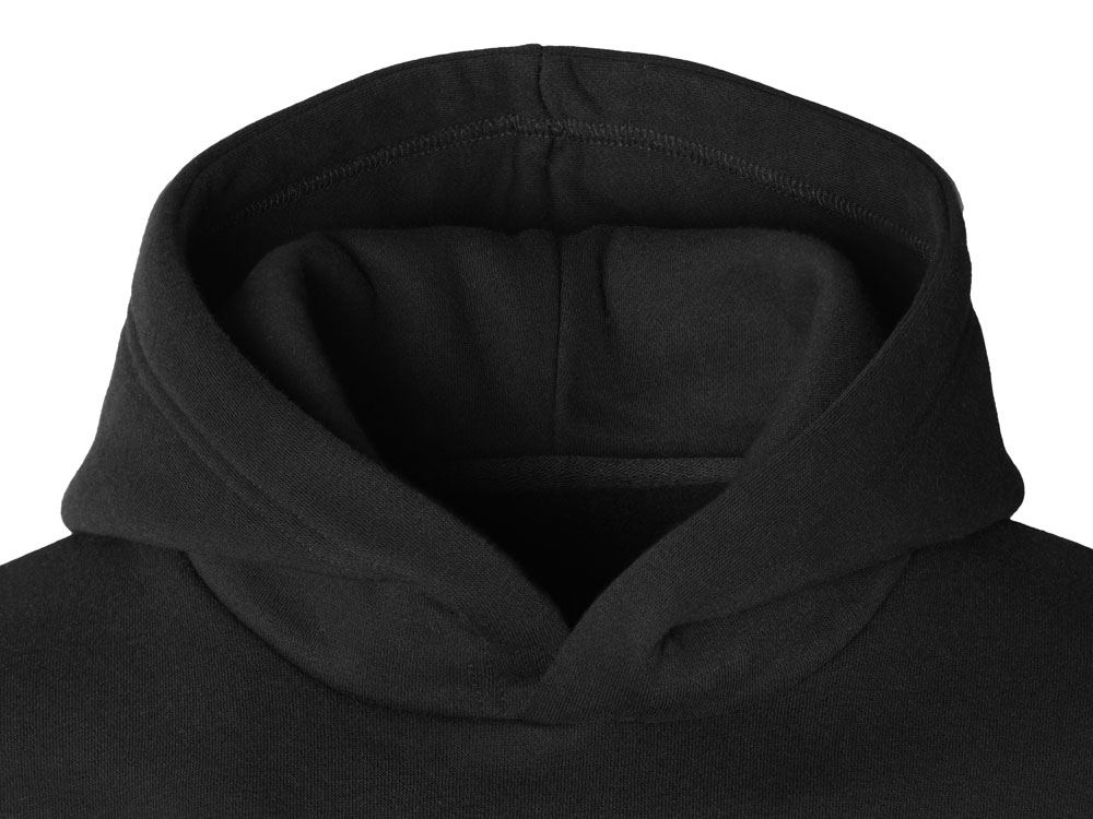 Толстовка с капюшоном оверсайз Berlin унисекс (черный) XL-2XL (Изображение 5)