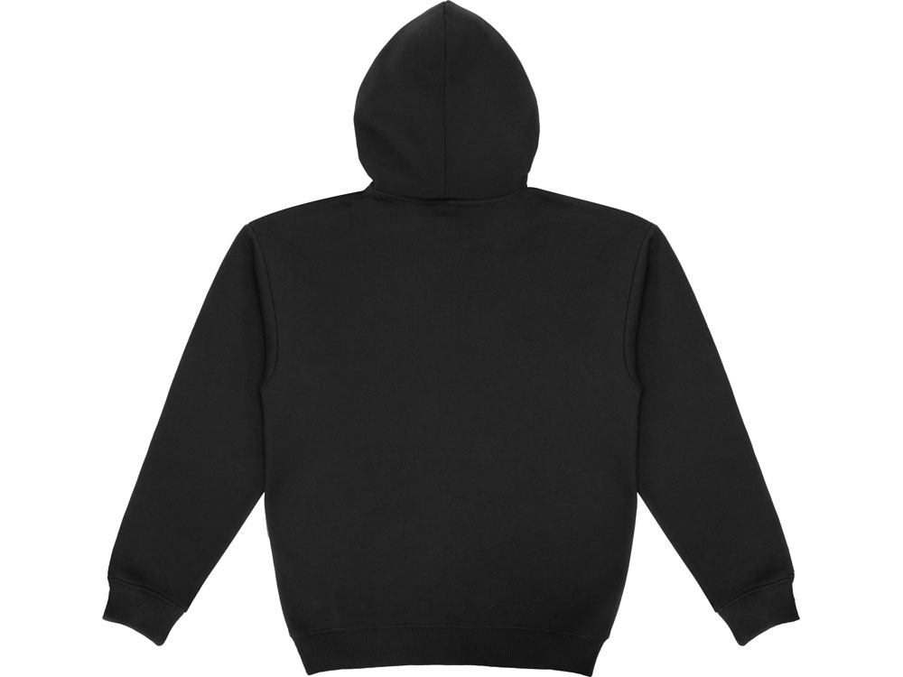 Толстовка с капюшоном оверсайз Berlin унисекс (черный) XL-2XL (Изображение 11)