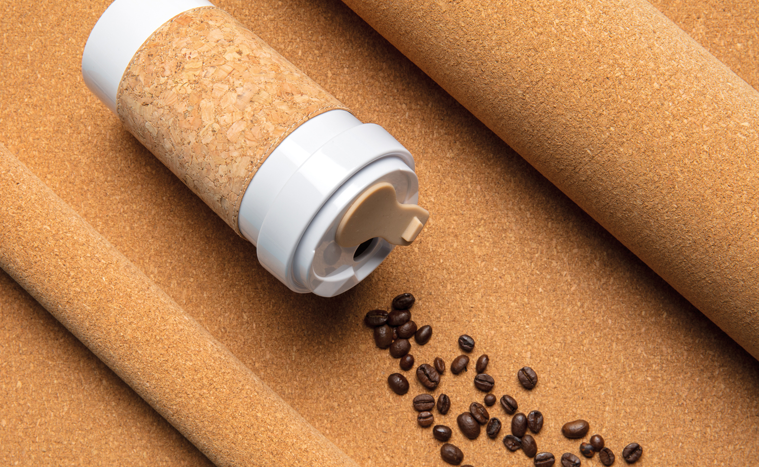 Стакан ECO с пробковым держателем, 400 мл (Изображение 3)