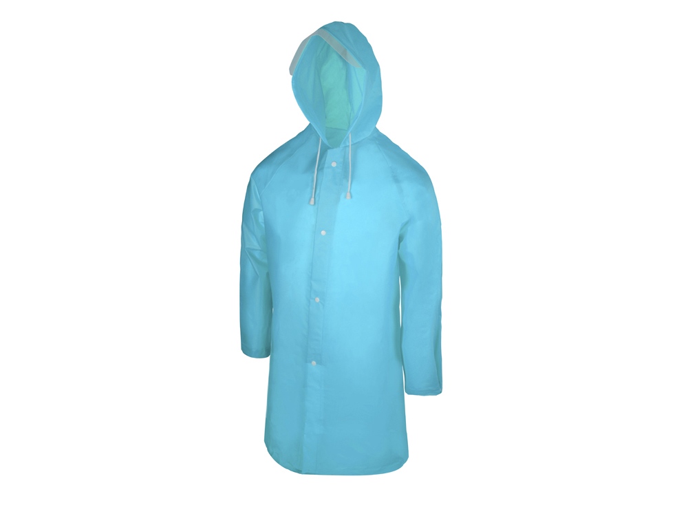 Дождевик Hawaii c чехлом детский (голубой) 8-10 (Изображение 1)