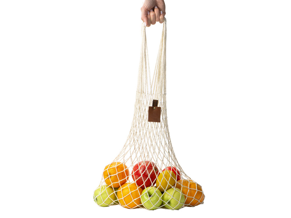 Авоська Dream из натурального хлопка, 35 л (натуральный) 35л (Изображение 4)