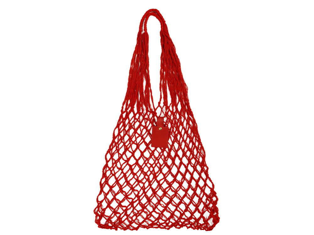 Авоська Dream из натурального хлопка, 25 л (красный) 25л (Изображение 1)