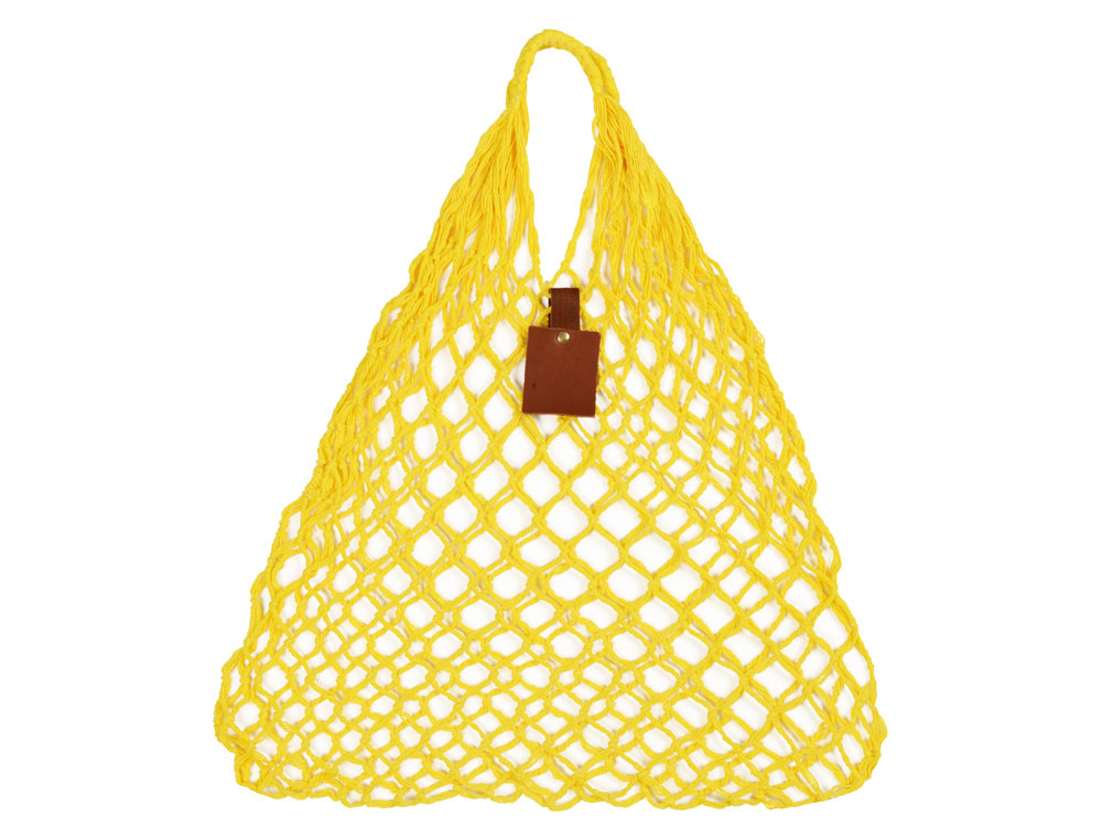 Авоська Dream из натурального хлопка, 15 л (желтый) 15л (Изображение 1)