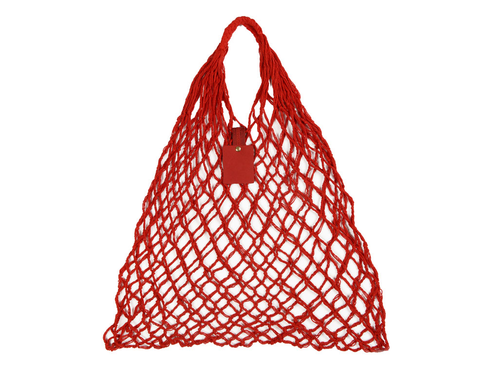 Авоська Dream из натурального хлопка, 15 л (красный) 15л (Изображение 1)