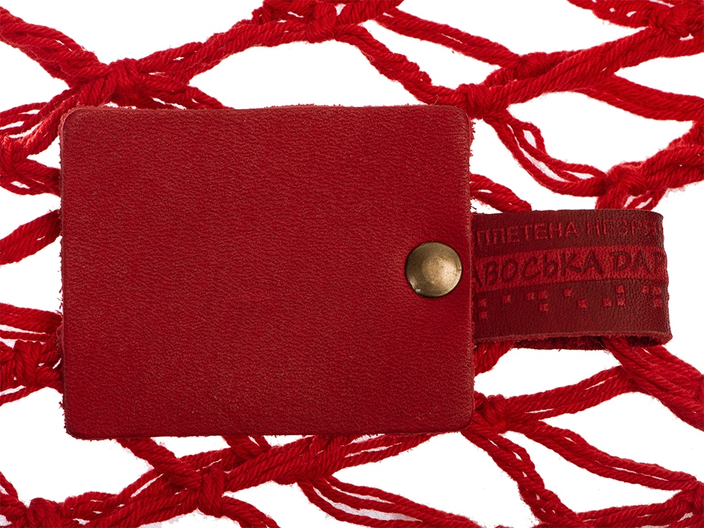 Авоська Dream из натурального хлопка, 15 л (красный) 15л (Изображение 5)