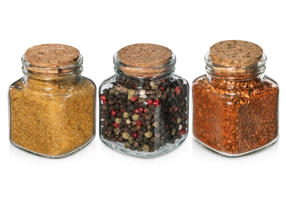 Набор Delicio из трех специй в подставке из бука (Изображение 4)