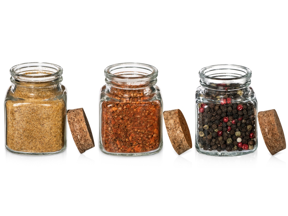 Набор Delicio из трех специй в подставке из бука (Изображение 6)