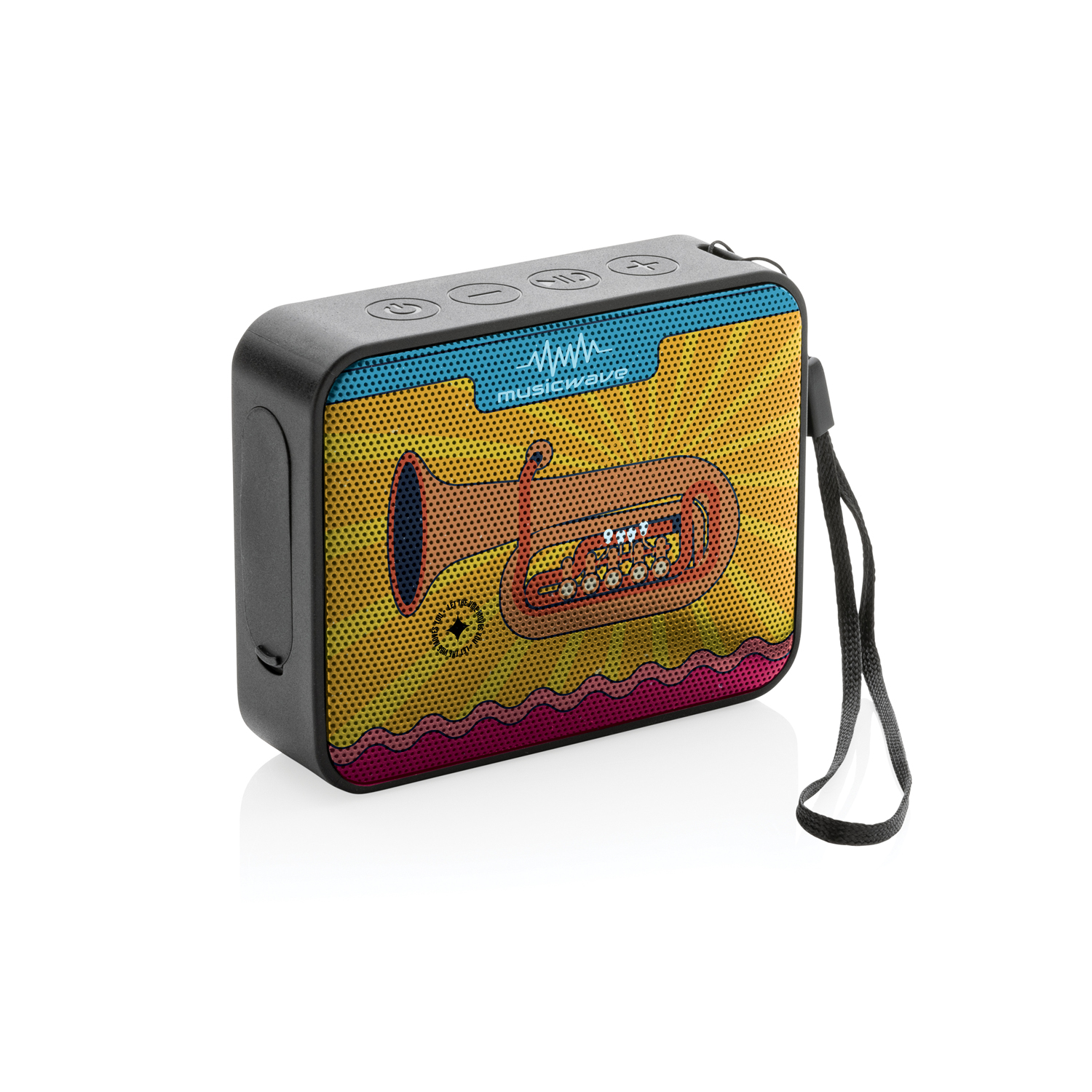 Беспроводная колонка Urban Vitamin Vallejo с защитой IPX7 из переработанного пластика RCS, 3 Вт (Изображение 4)