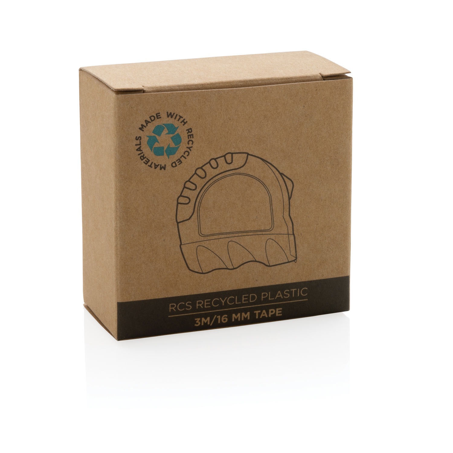 Рулетка из переработанного пластика RCS, 3м/16 мм (Изображение 11)