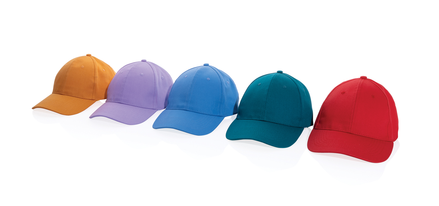 Бейсболка Impact из переработанного хлопка AWARE™, 6 клиньев, 280 г/м² (Изображение 4)