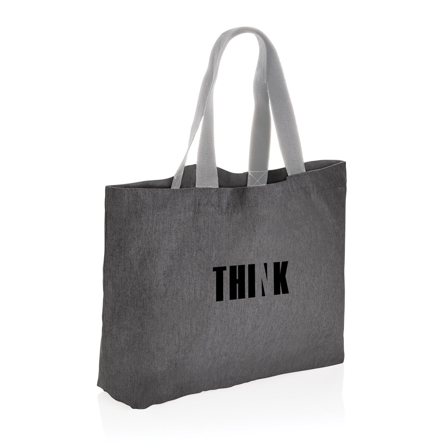 Большая сумка-шоппер Impact из переработанного неокрашенного канваса AWARE™, 240 г/м² (Изображение 2)