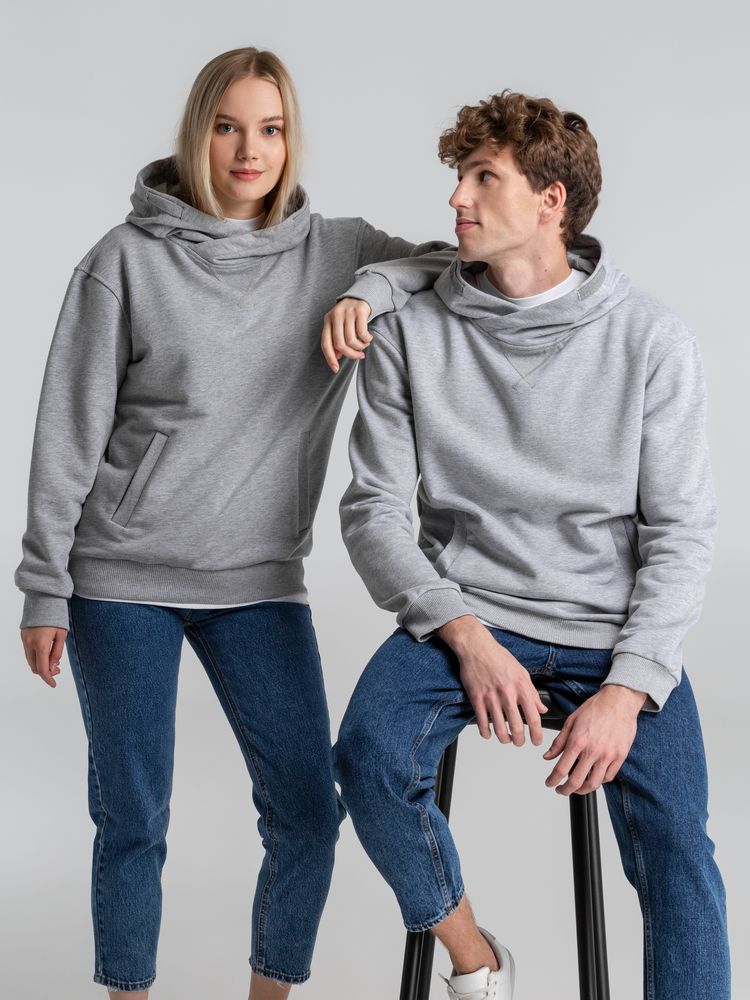 Толстовка Kulonga Terry, серый меланж, размер XS (Изображение 12)