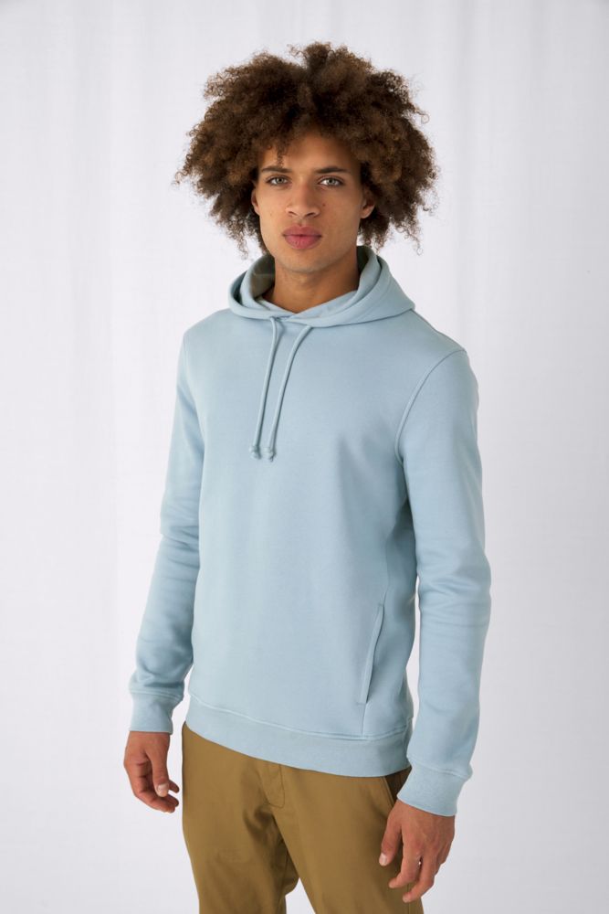 Толстовка с капюшоном унисекс BNC Organic, розовая, размер 3XL (Изображение 4)