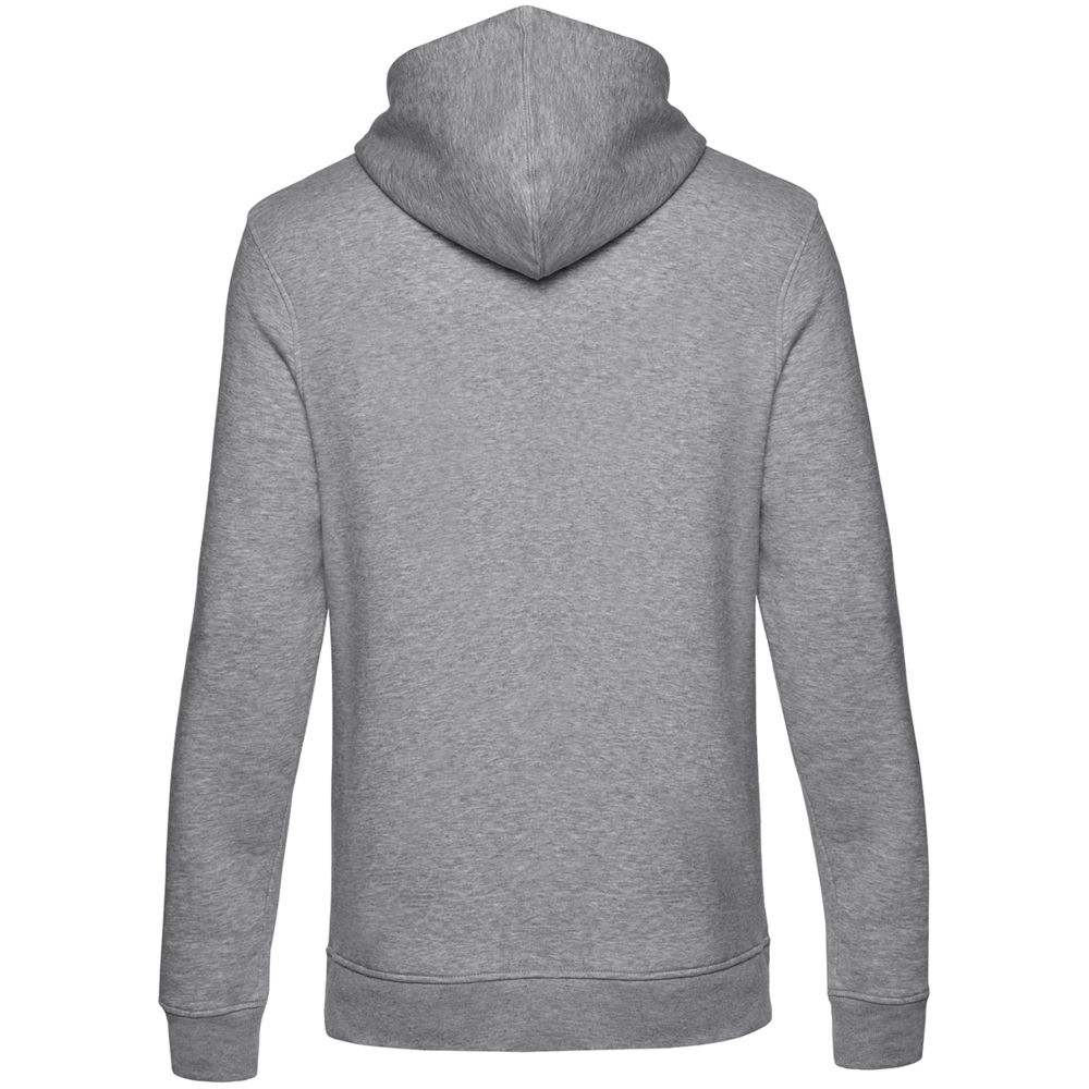 Толстовка с капюшоном унисекс BNC Organic, серый меланж, размер XS (Изображение 2)
