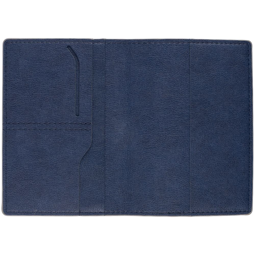 Обложка для паспорта Petrus, синяя (Изображение 2)