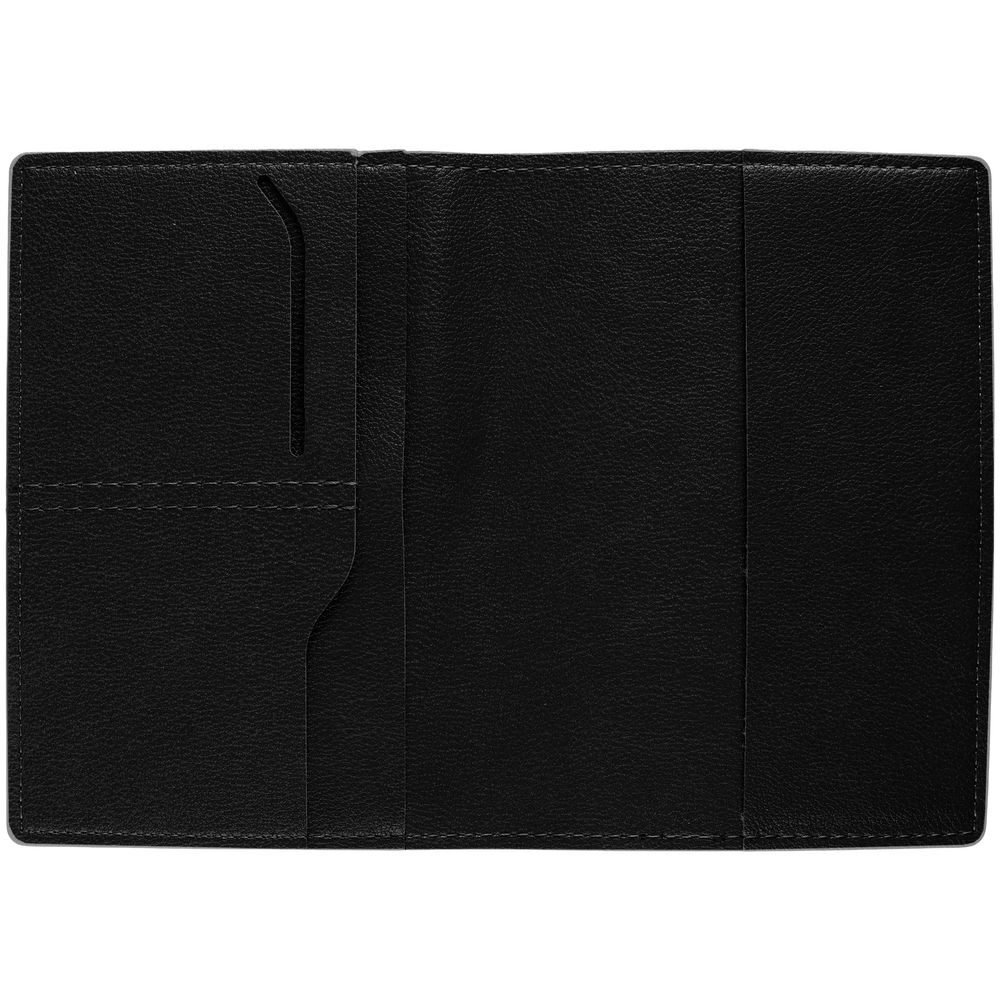 Обложка для паспорта Petrus, черная (Изображение 2)