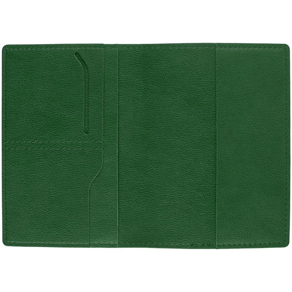 Обложка для паспорта Petrus, зеленая (Изображение 2)