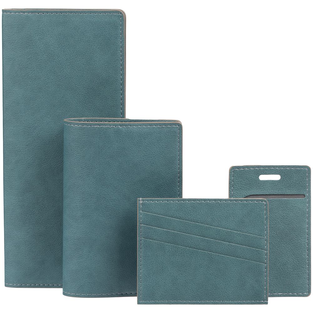 Обложка для паспорта Petrus, голубая (Изображение 6)