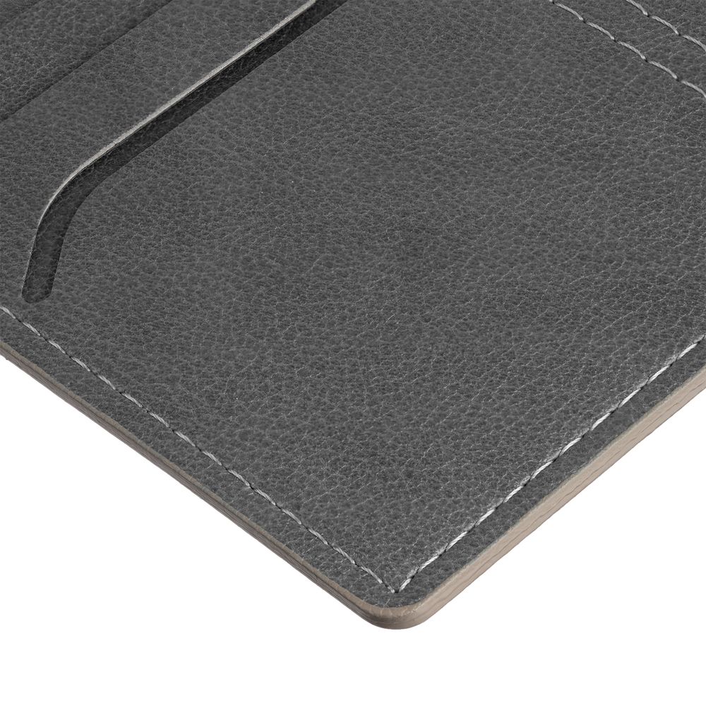 Обложка для паспорта Petrus, серая (Изображение 4)