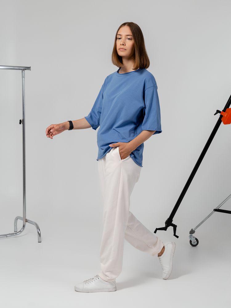 Футболка оверсайз Vozduh 2.0, синяя, размер XS/S (Изображение 6)