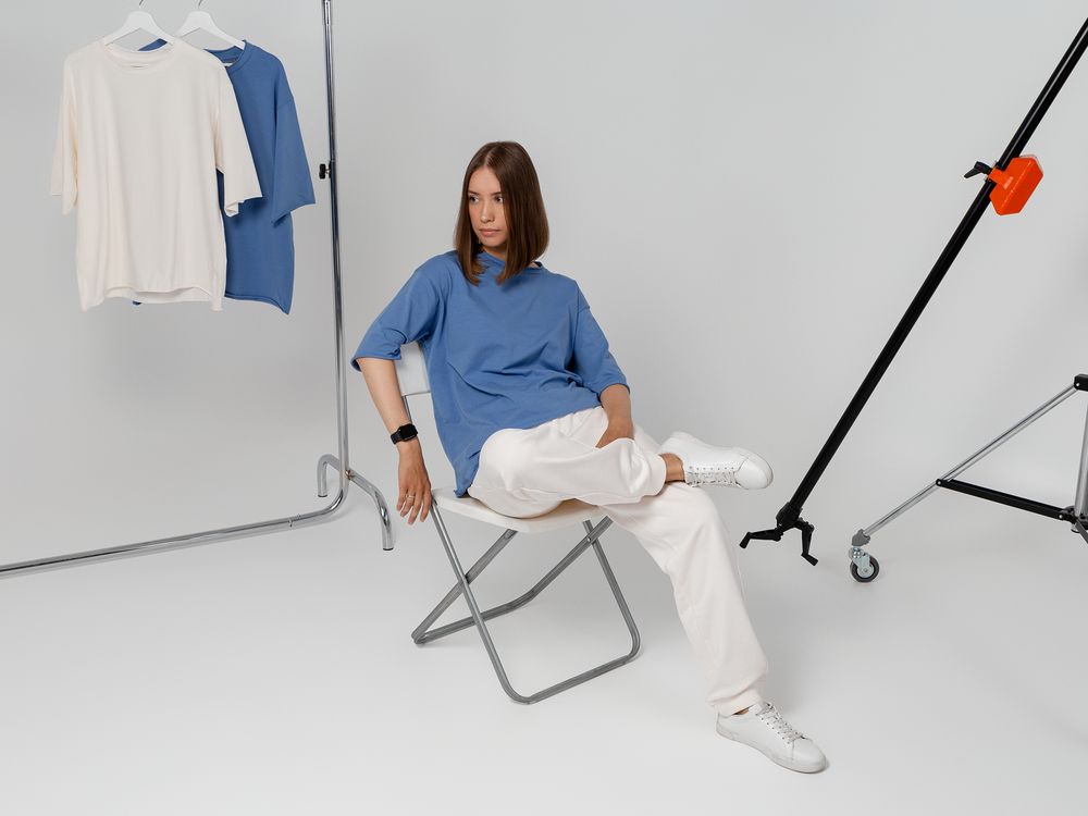 Футболка оверсайз Vozduh 2.0, красная, размер XL/ XXL (Изображение 6)