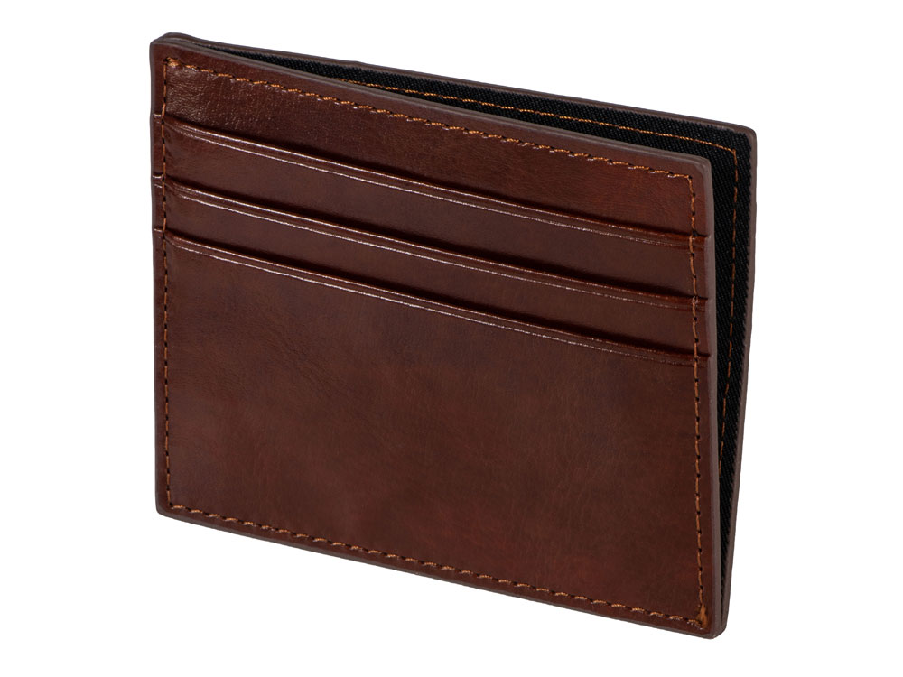 Картхолдер для 6 карт с RFID-защитой Fabrizio (коричневый)  (Изображение 4)