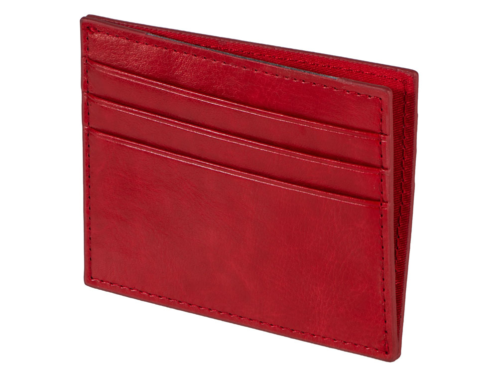 Картхолдер для 6 карт с RFID-защитой Fabrizio (красный)  (Изображение 4)