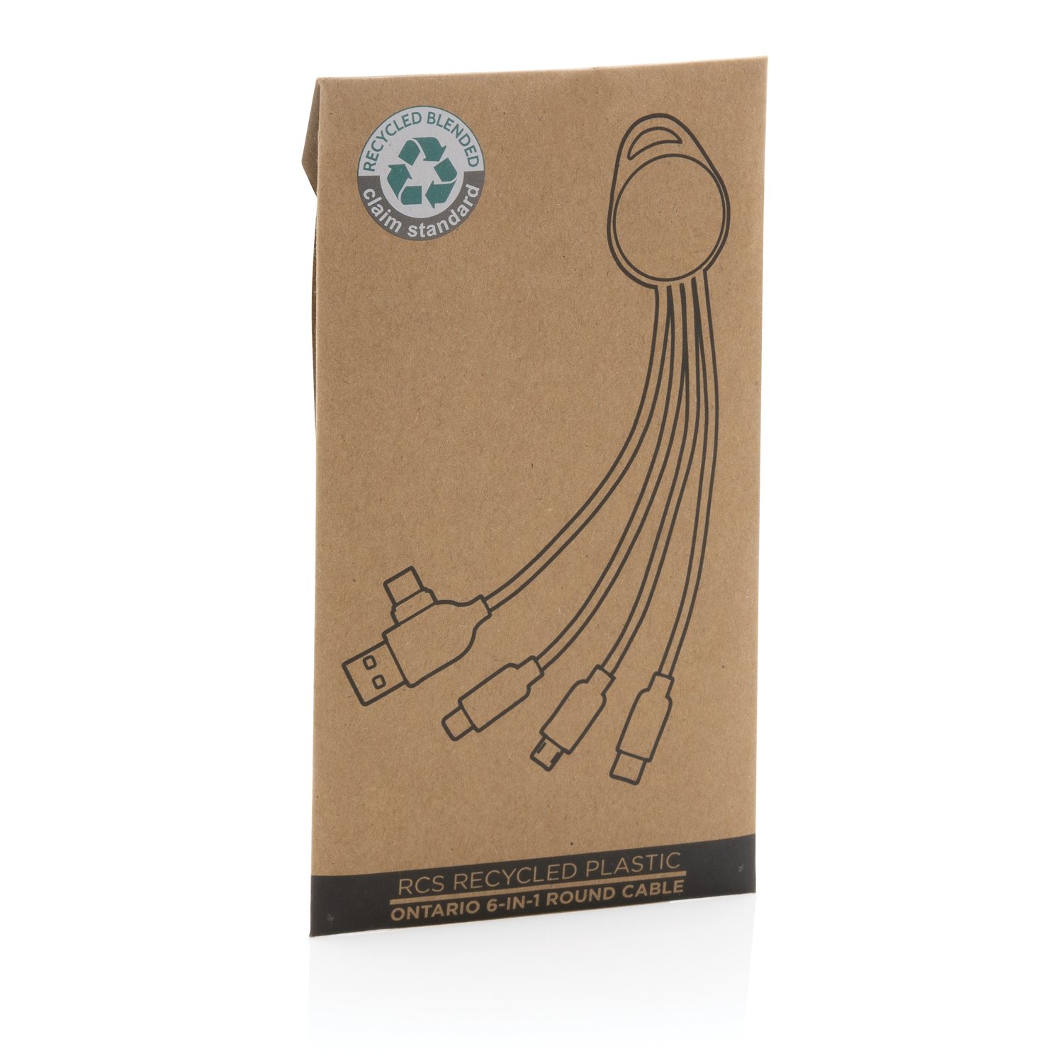 Круглый кабель Ontario 6-в-1 из переработанного пластика RCS (Изображение 9)