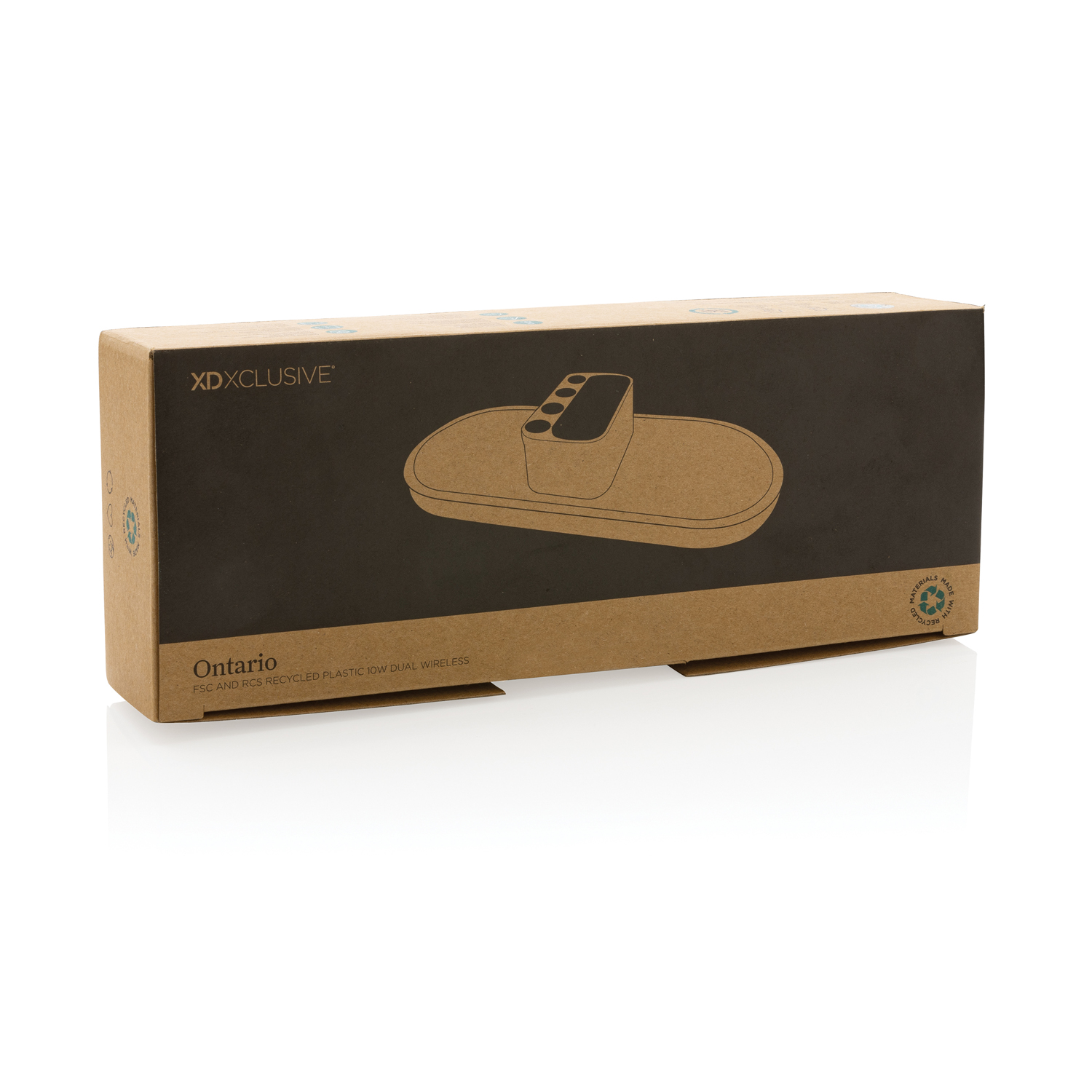 Док-станция Ontario 2-в-1 с органайзером из переработанного пластика RCS, 10 Вт (Изображение 10)