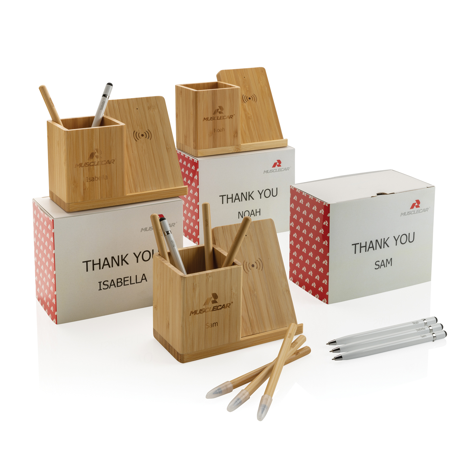 Беспроводная бамбуковая док-станция Calgary, 10 Вт (Изображение 11)