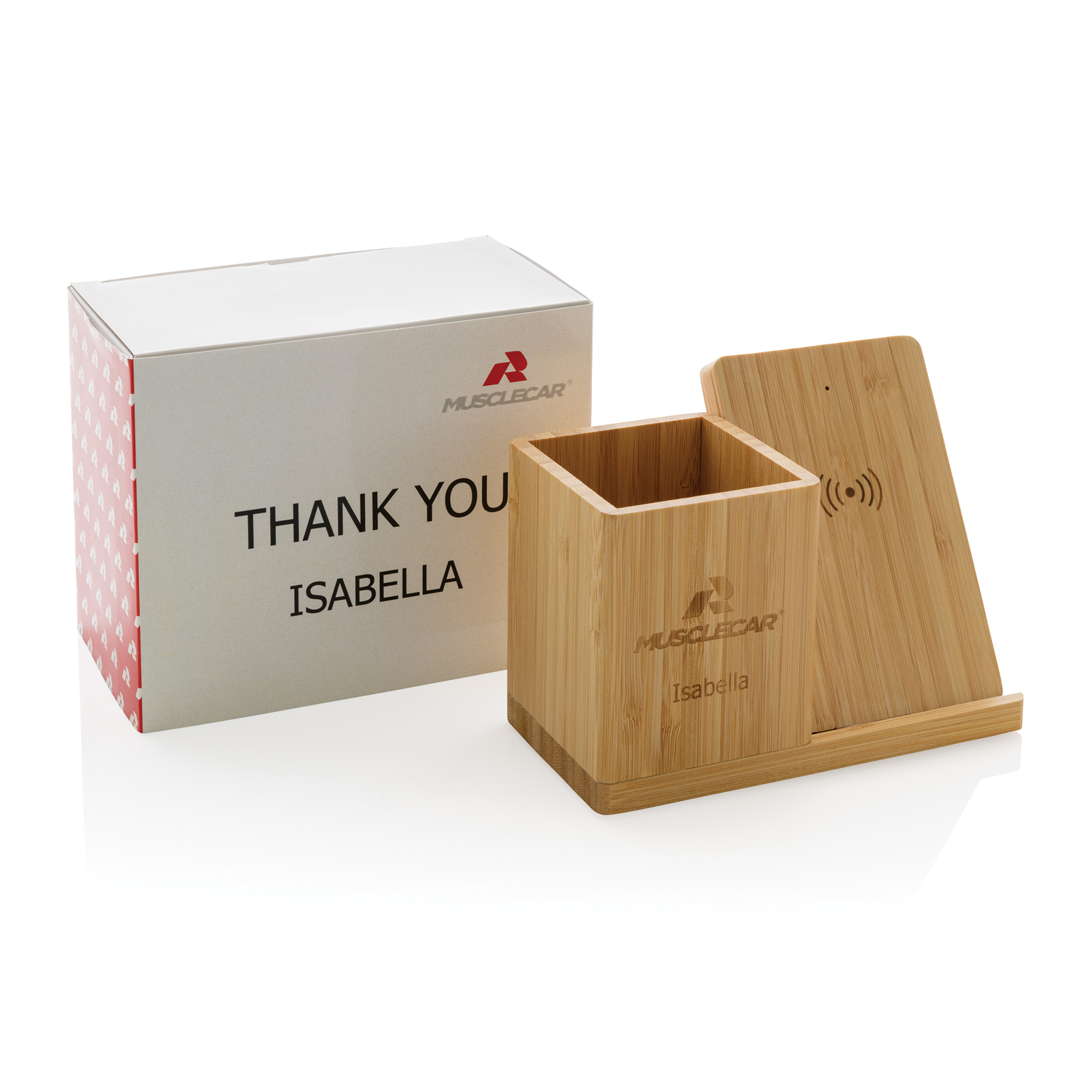 Беспроводная бамбуковая док-станция Calgary, 10 Вт (Изображение 12)