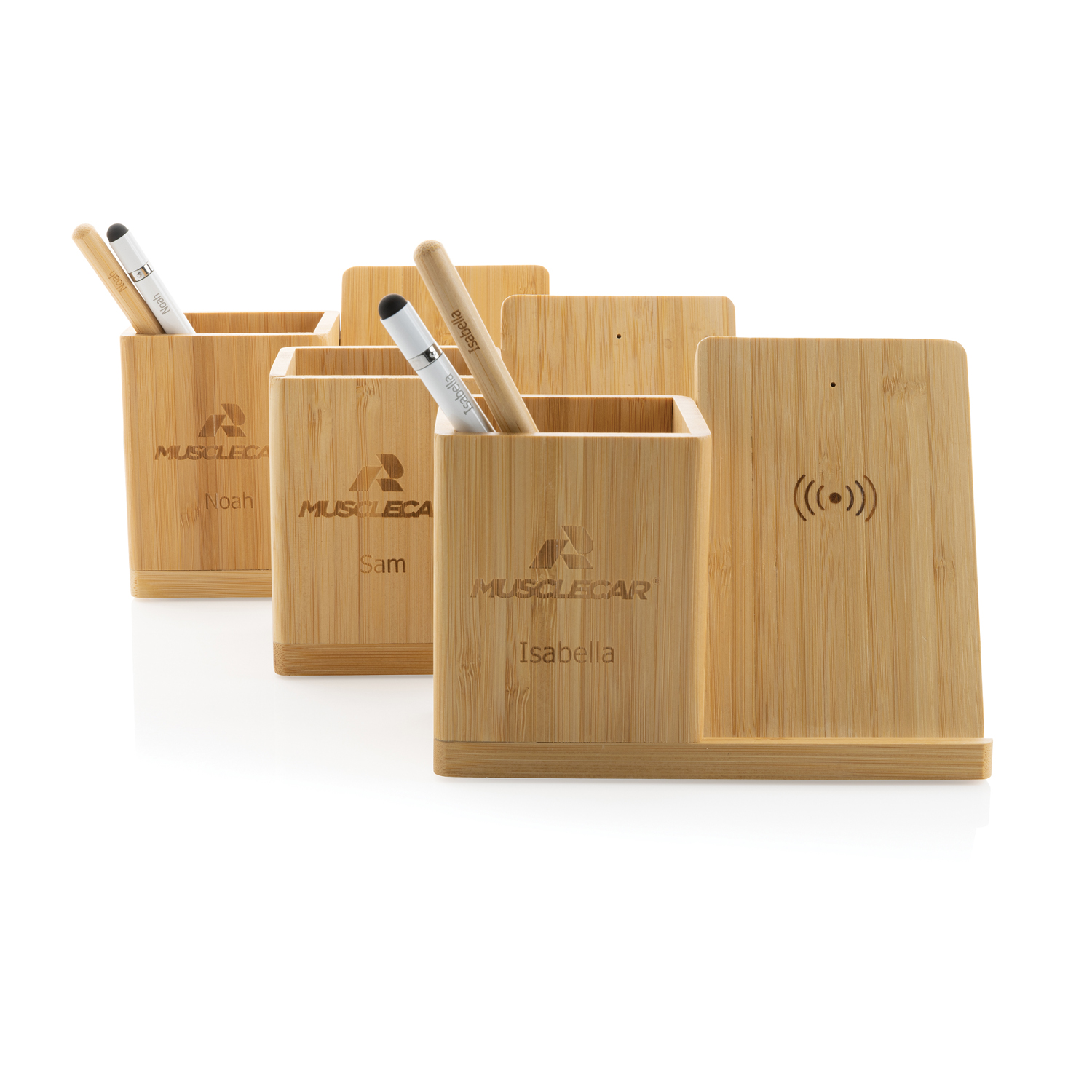 Беспроводная бамбуковая док-станция Calgary, 10 Вт (Изображение 13)