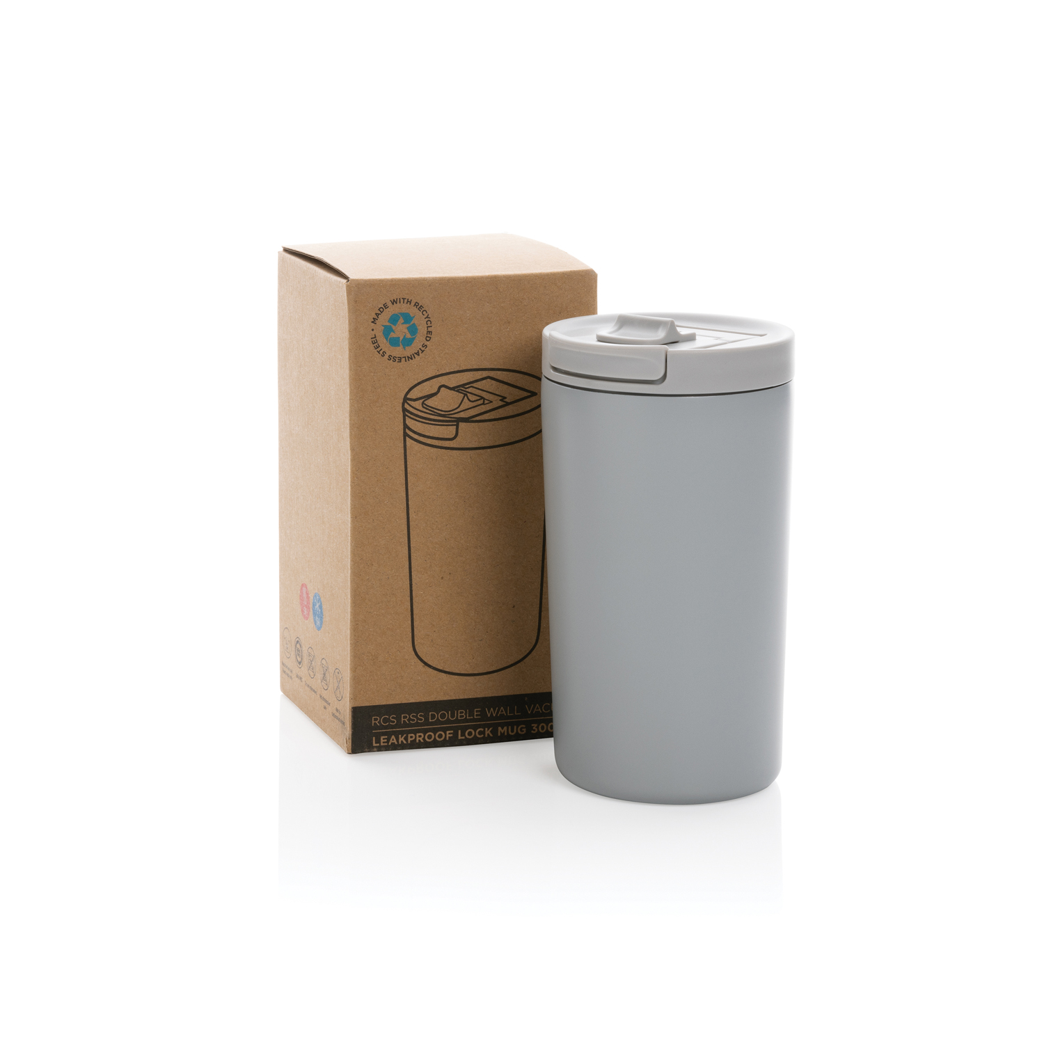 Герметичная термокружка из переработанной стали RCS, 300 мл (Изображение 2)