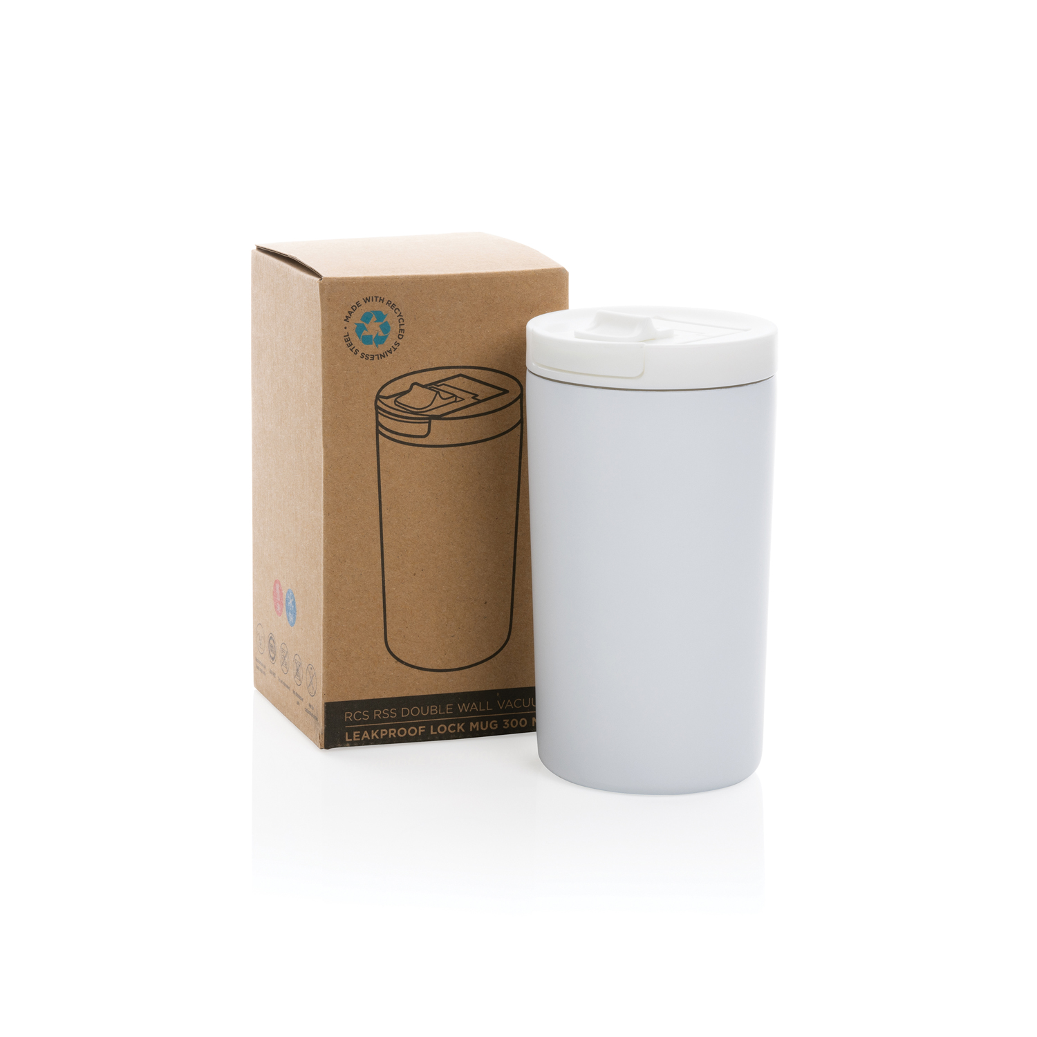 Герметичная термокружка из переработанной стали RCS, 300 мл (Изображение 2)